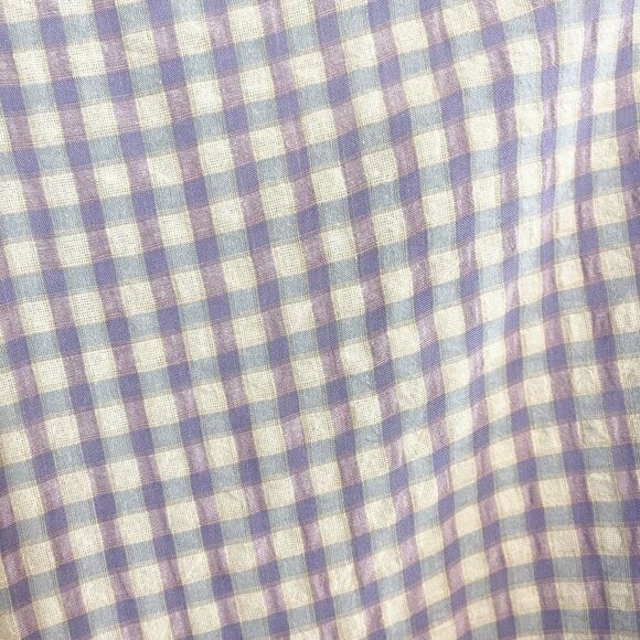 L*Space Striped Anza Wrap Skirt with lavender gingham. Small NWT - Picture 4 of 5
